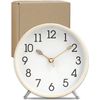 Wnicek Table Clock, Stylish Clock, Can be used as a Stand, Silent, Table Clock (Cream)