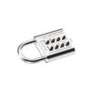 sourcing map 8-Digit Combination Padlock Push Button Lock for Locker Cabinet Silver Tone 2Pcs