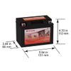 Power Sonic PTZ14S Motorcycle Replacement Battery (230CCA)