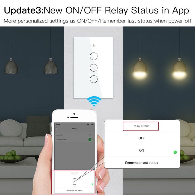 Smart Light Switch with Remote Neutral Required (US Version)