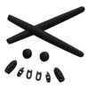 PapaViva Replacement Rubber Kits for Oakley Romeo 1 - Red + Black