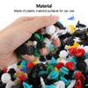 50PCS Mixed Auto Door Panel Clips Fixing Fastener Car Interior Trim Rivet