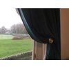 Large Chrome Regency Curtain Fabric Holdback/Tieback Hook Sold In Pairs