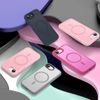 MATEPROX Magnetic Compatible with iPhone 16e Case 6.1'' [2025],Translucent Matte Protective Cover [Compatible with MagSafe] with Screen Protector-Grey