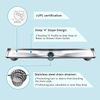 24 Inch Linear Shower Drain with Tile Insert Grate Professional Brushed 304 SS