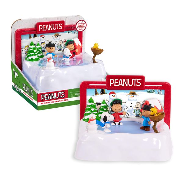 Peanuts Motorized Ice-Skating Rink, Toys for Kids Ages 3 4 5 Years Old, Also Fun For Seasonal Decorations and Holiday Displays, Kids Toys for Ages 3 Up by Just Play