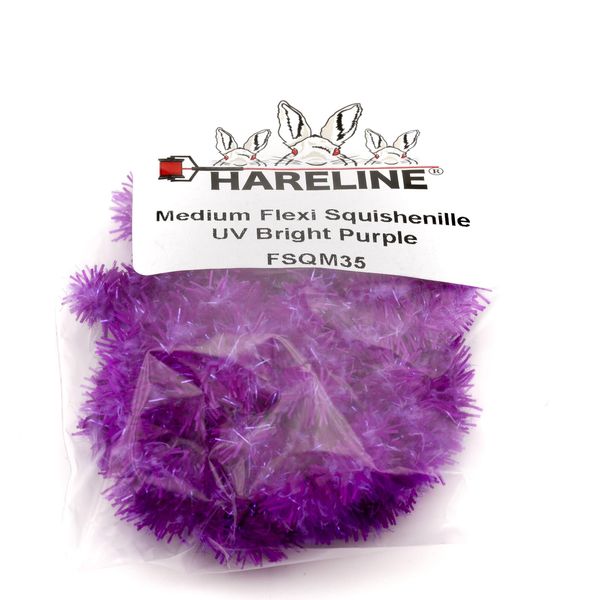 Hareline Flexi Squishenille UV #35 Medium Bright Purple