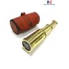 Solid Brass Handheld Telescope 6" - Nautical Pirate Spy Glass with Free case