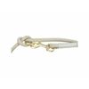 TRIXIE 1984119 V-Leine Soft Rope, M-L, 2 m/10 mm, Light Grey - Adjustable Dog Lead for Medium and Large Dogs Made of Woven Rope, 3-Way Adjustable Length