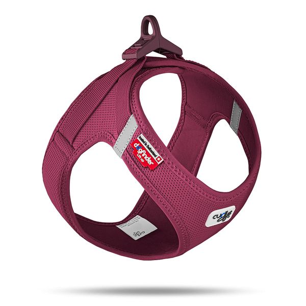 curli Vest Harness, Clasp, Air Mesh, Ruby, 3XS