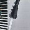 Matte Black Kitchen Sink Faucet Single Handle Swivel Pull Down Sprayer Mixer