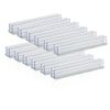 SOURCEONE.ORG Self Adhesive 1/8 Acrylic Panel Holders Wall Mount or DeskTop Mount Acrylic, Mirrors (12 Pack)