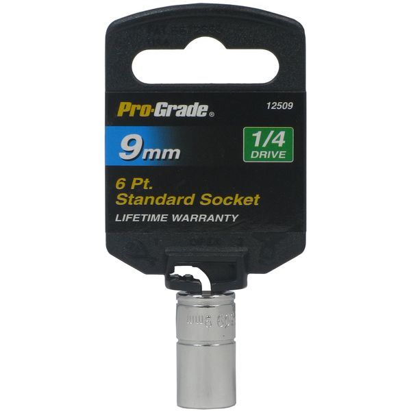 1/4" DR. 6 PT. 9mm SOCKET