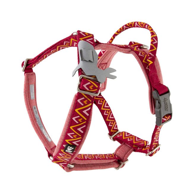 Hurtta Razzle-Dazzle Y-Harness, Beetroot, 14-18 in