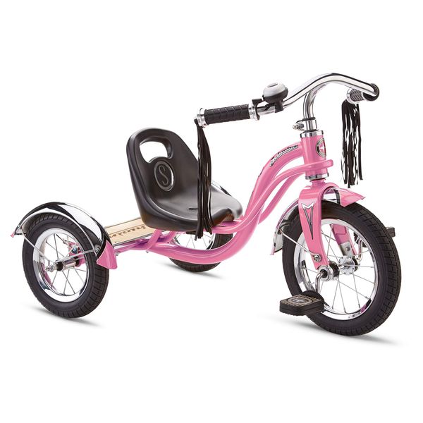 Schwinn Roadster Kids Tricycle, Classic Tricycle, Light Pink