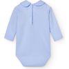 babidu Unisex Baby Body Cuello Algodon, Celeste, 3 Monate