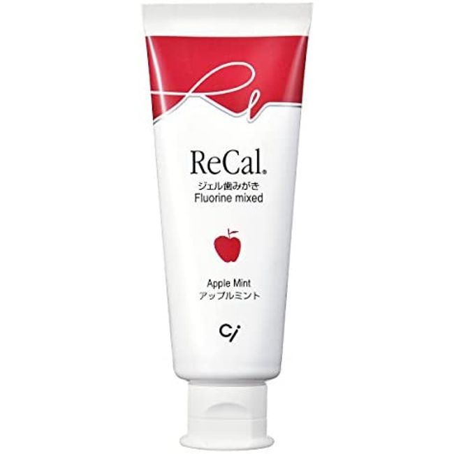 ReCal (Fluorine Gel Toothpaste) Apple Mint 1 Piece (70 g)