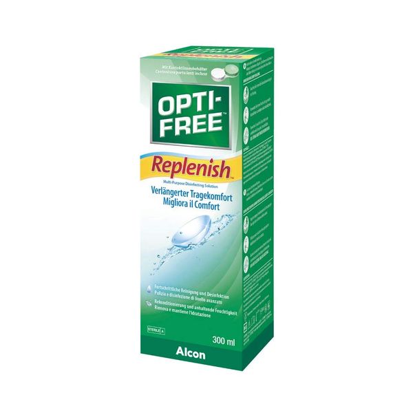 Opti-Free Replenish Soft Contact Lens Solution 300ml