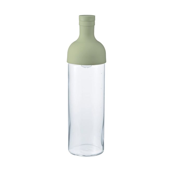 HARIO FIB-75-SG Filter-In Bottle, Practical Capacity, 25.5 fl oz (750 ml), Smoky Green, Made in Japan, Present, Gift, Gift