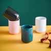 Gaolinci 2 Pcs Simple Solid Color Ceramic Mouthwash Cups, Bathroom Brushing Cup, 8 Oz
