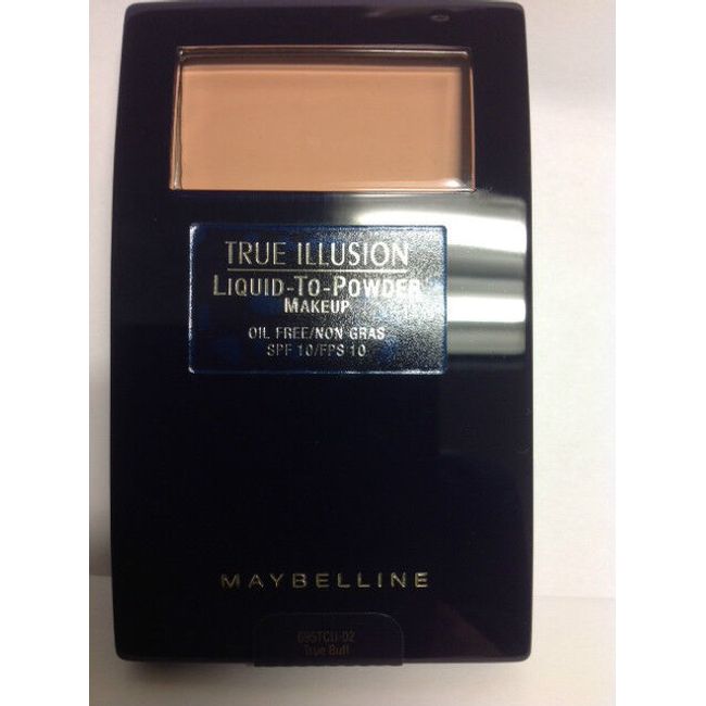 MAYBELLINE TRUE ILLUSION LIQUID-TO-POWDER MAKEUP ( True Buff ) New.