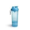 SmartShake Slim Multi-Storage Shaker Bottle 500ml - Neon Blue