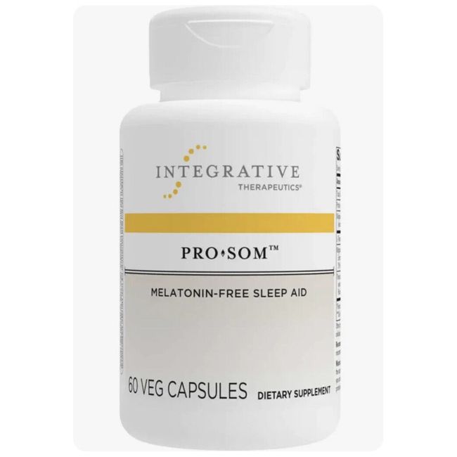 Integrative Therapeutics   Pro Som  - 60 Veg Capsules.Exp:02/28/25