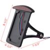 Motorcycle Bobber Custom Side Mount License Plate Frames Brake Tail Light Chrome
