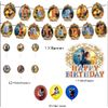 Snow White Party Decoration Backdrop Balloons Cake Topper Large Character...