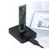 CABLEXPERT Desktop Base USB Type-C M.2 SATA & NVME SSD Drive Docking Station, Black Brand