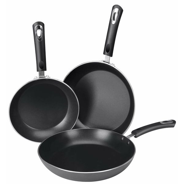 3 Piece Nonstick Frying Pan Induction Bottom 8" 9.5" 11 inch Set Utopia Kitchen