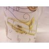 Set of 4 fine bone china mug brass instruments designs.