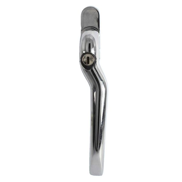 The Venetian Slimline Espag Window Handle in Polished Chrome - Low Profile Design so can be Used Behind Window Blinds (Right Hand)