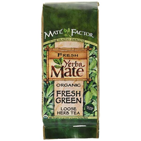 Mate Factor Organic Yerba Mate, Original Fresh Green, 12 Ounce