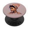 Aries Zodiac Sign Black Queen Melatonin Birthday Astrology Cute PopSockets with Interchangeable PopGrip