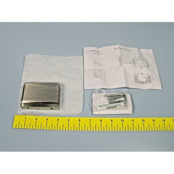 *Murano GH301-360BN Beveled Pivot Hinge Brushed Nickel