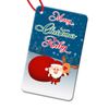 Personalised Any Name Rectangle Christmas Bauble Tree Decoration Gift Present 83