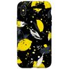iPhone X/XS Lemon Leaves Abstract Color Splash Case
