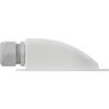 Offgridtec Roof Guide 1-Way White for Cable Diameter 13 mm - 18 mm for Caravan