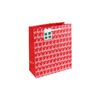 Eurowrap Christmas Red Hohoho Xmas Gift Bag with Present Gift Tag, Medium Size