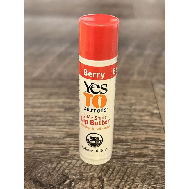 Yes To Carrots C Me Smile Lip Butter - Berry Lip Balm (1) 0.15 oz.