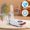 Foldable 2-Tube Shoe Glove Boot Dryer w/ Heat Blower & Rack & Timer Quick Drying