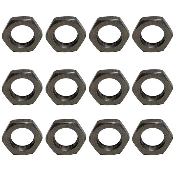 1/2"-28 Thread Jam Nuts Steel for 223 (Steel - 12pc)