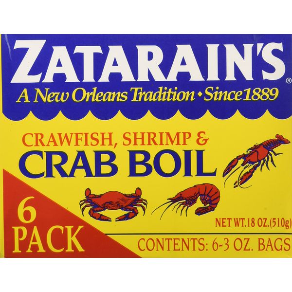 Zatarain's Crab Boil Six 3oz Bags