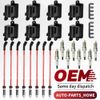For Chevy GMC 4.8L 5.3L 6.0L 8.1L Square Ignition Coil & Spark Plug Wire Pack 8