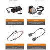 Helcdrx 16 PCS Technology Power Function Motor Set Remote Control Motor Kit Compatible with Technic Power Function Kit