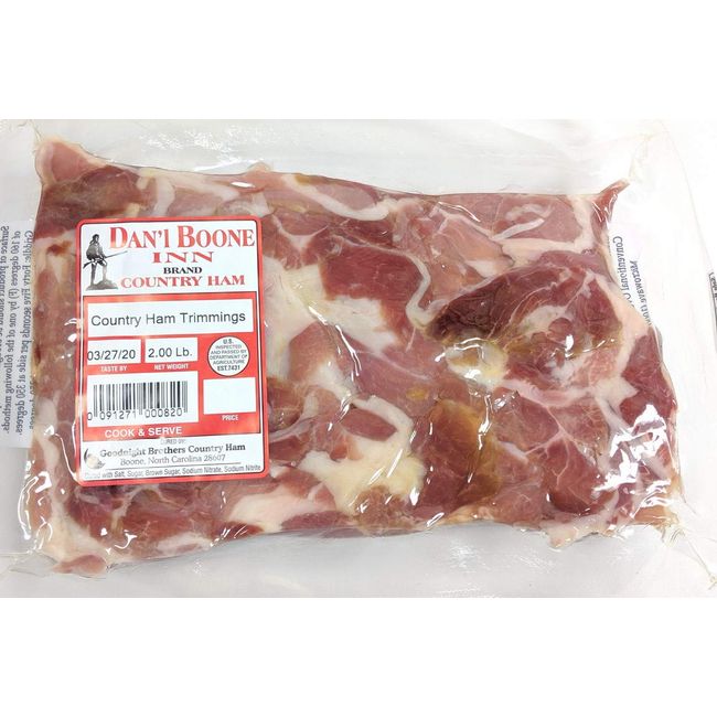 Dan'l Boone Inn Brand Country Ham Trimmings 2 Pound Bulk Pack