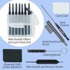 Hearing Aid Wax Filters 64 Replacement Cerumen Traps Stop 8 Pack Cleaning Kit
