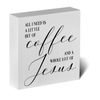 Christian Coffee Table Decor Rustic Desk Decor Coffee Station Accessories Cof...