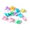 20 Butterfly Mini Hair Claw Clip Pastel Multi Coloured jaw Hair Clips accessories for Women Girls and Kids, 20x15x20cm